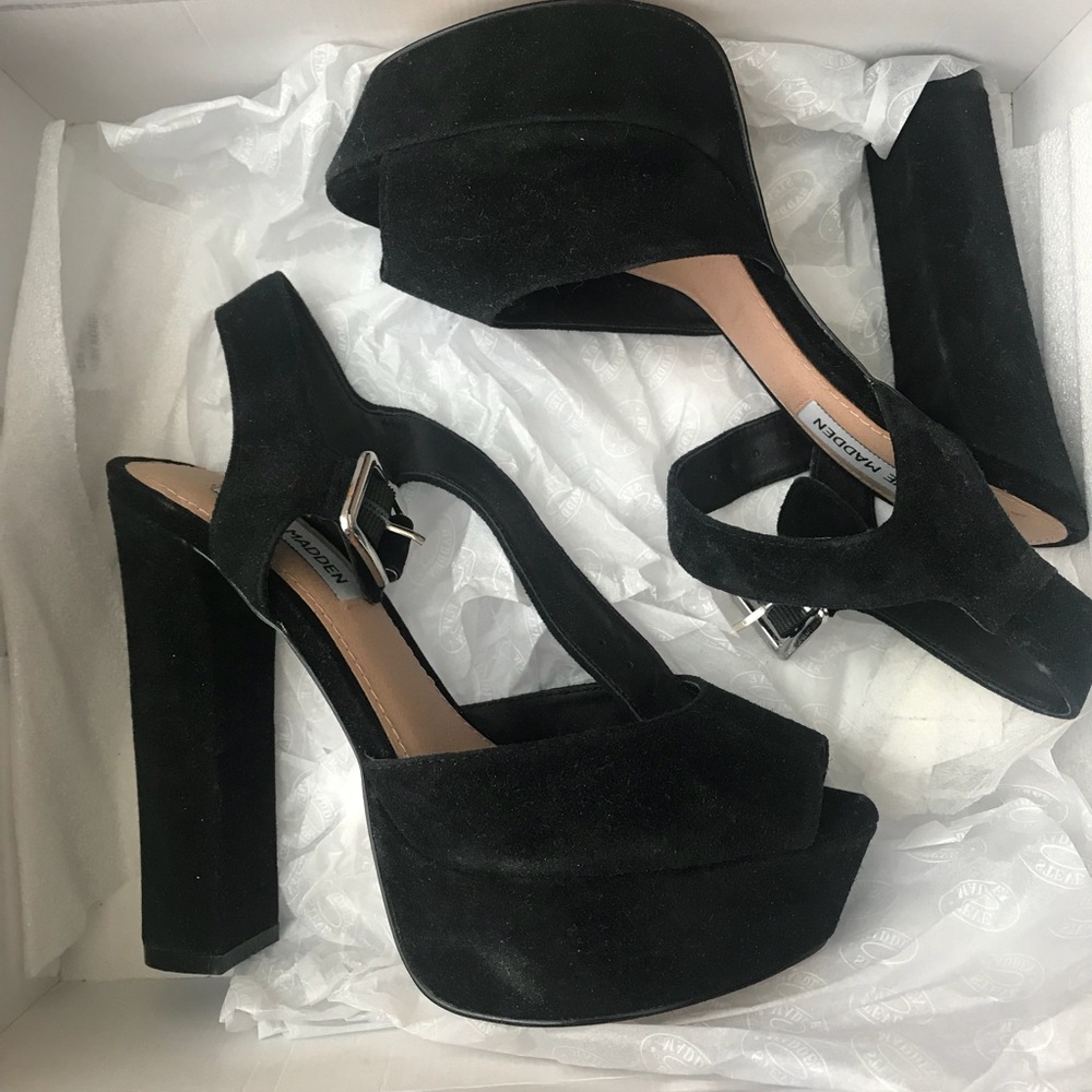 Black Steve Madden Jilly heels